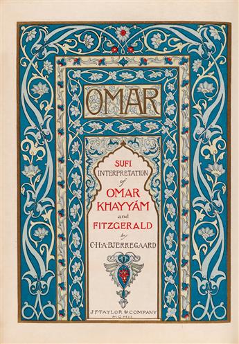 (OMAR KHAYYÁM.) Bjerregaard, C.H.A. Sufi Interpretations of The Quatraine of Omar Khayyám and Fitzgerald.